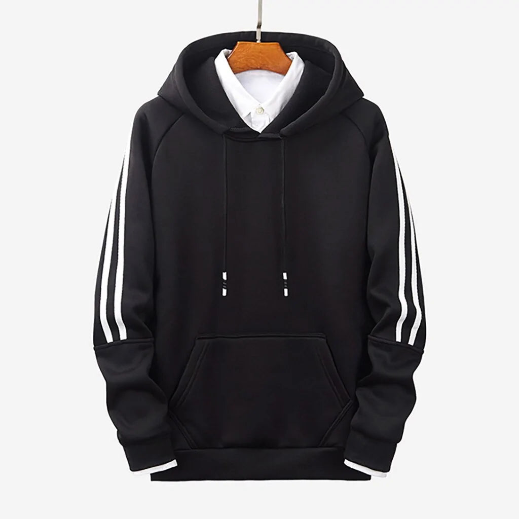 Stripe Stitching Hoodies - VITAL