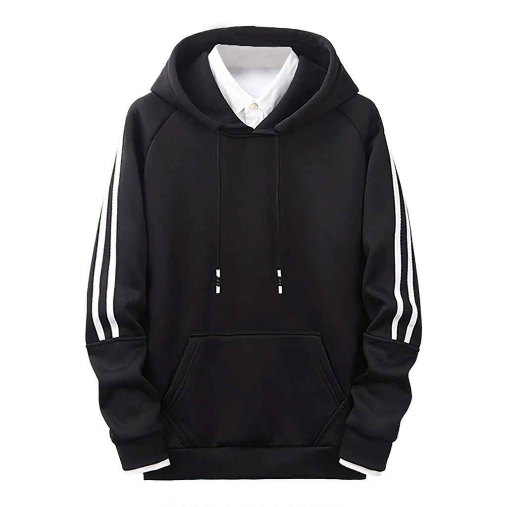 Stripe Stitching Hoodies - VITAL