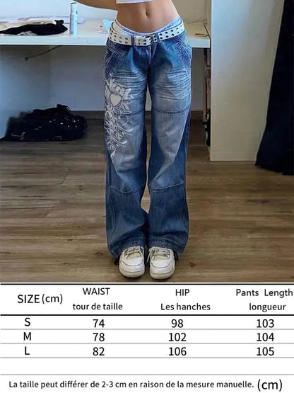 Printed Cargo Jeans - VITAL