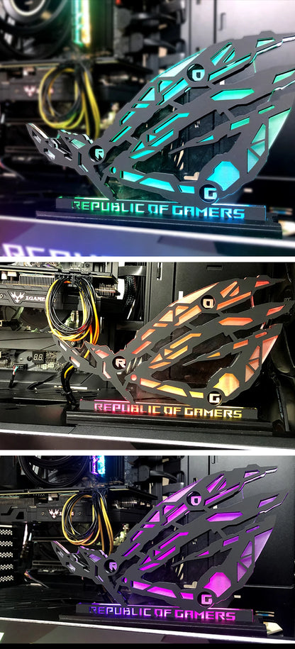 ARGB PC Case ROG Ornaments