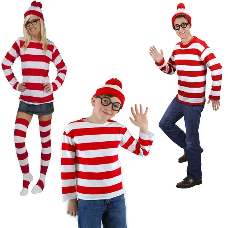 Wheres Waldo Striped Shirt Kids