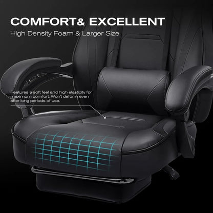 Computer Gaming Chair with Footrest, Esports Gaming Chair