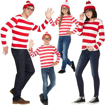 Wheres Waldo Striped Shirt Kids