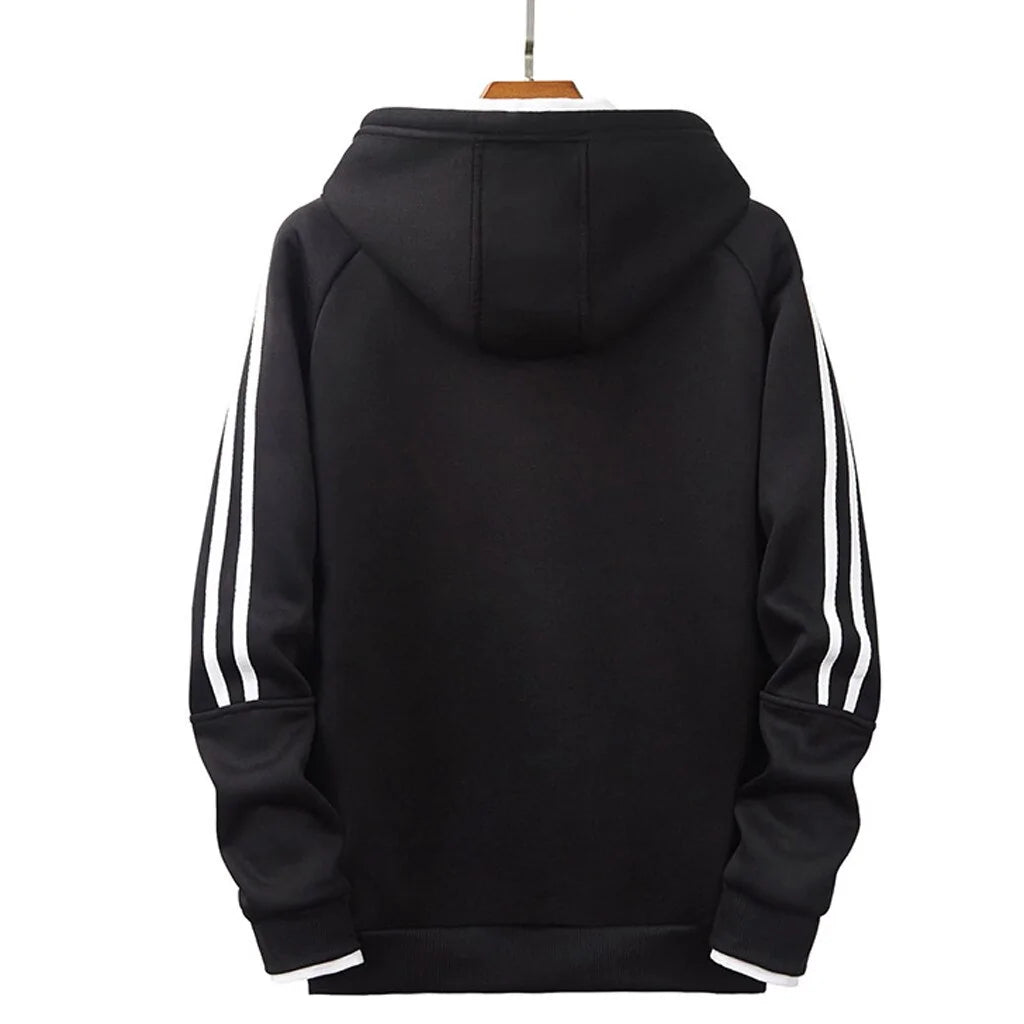 Stripe Stitching Hoodies - VITAL