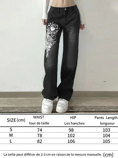 Printed Cargo Jeans - VITAL