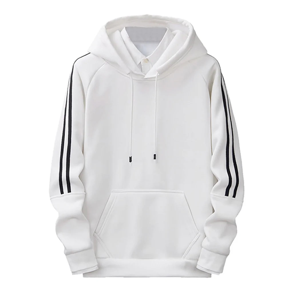 Stripe Stitching Hoodies - VITAL