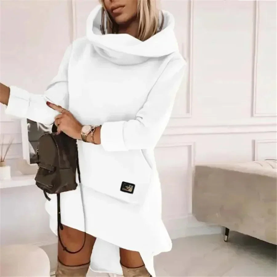 Spring Women's Hoodies Dress Long style - VITAL