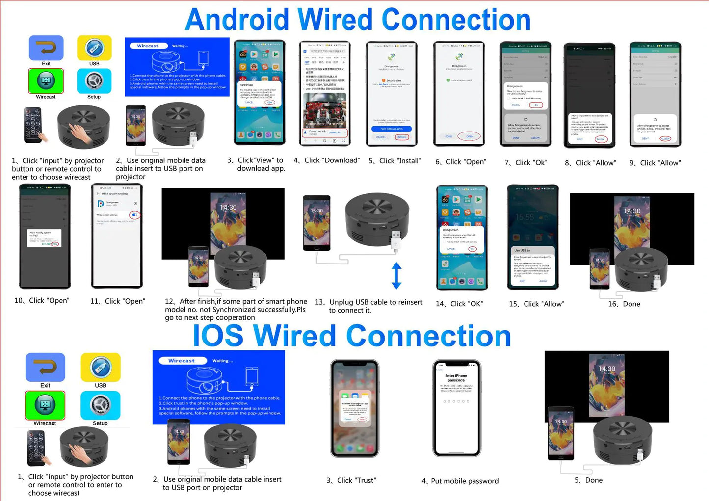 Mini Portable Smartphone Projectors - VITAL