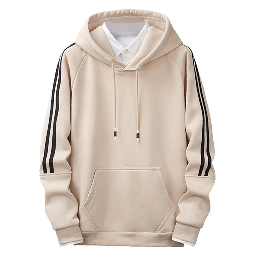 Stripe Stitching Hoodies - VITAL